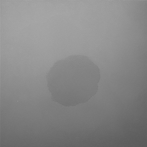 defeito de mancha no papel identificado pelo Vision King