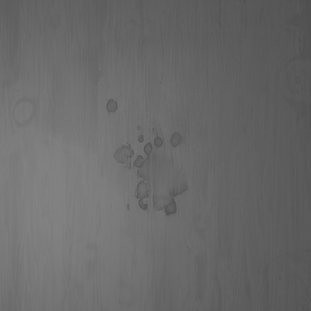 Vision King identificando mofo na superfície da madeira