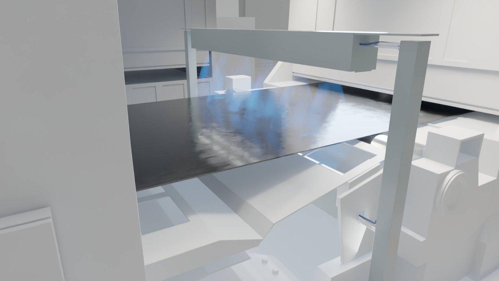 Vision King inspecionando a linha de produção de aços planos Vision King inspecionando a linha de produção de aços planos