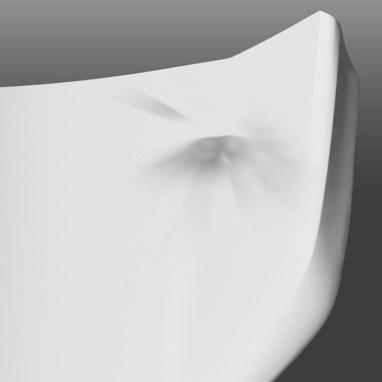 Vision King identificando marca de estampagem na superfície classe A