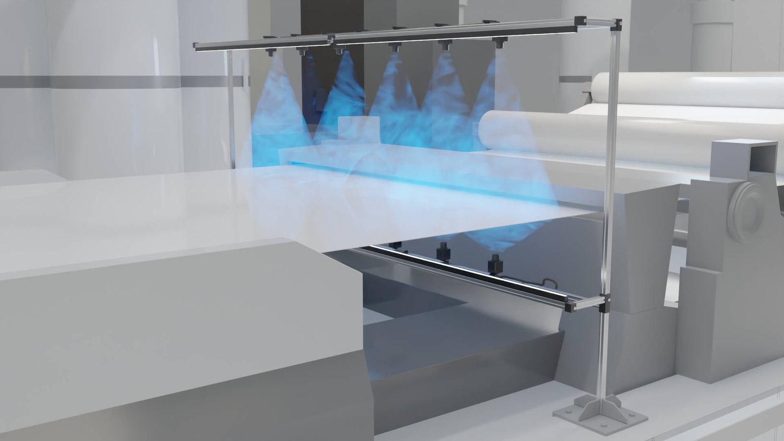 Vision King inspecionando superfície de papel