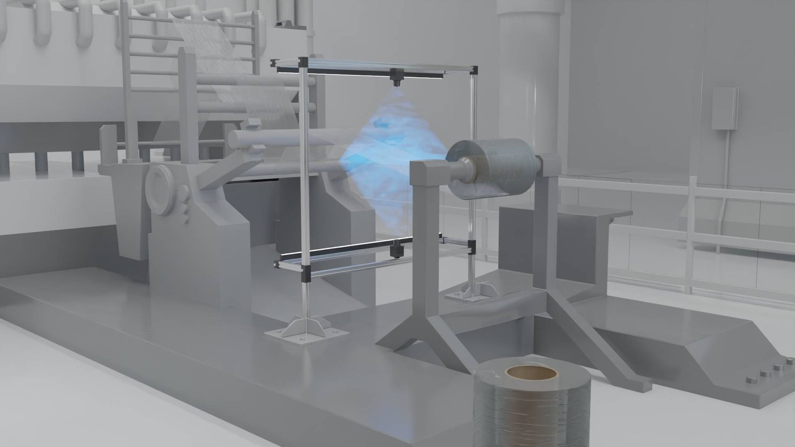 Vision King inspecionando plástico