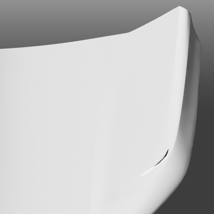 Vision King identificando trinca na superfície classe A