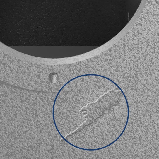 Vision King identificando crosta