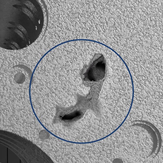 Vision King identificando incursão de areia