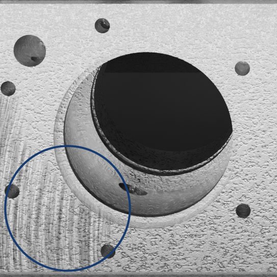 Vision King identificando micro retrações