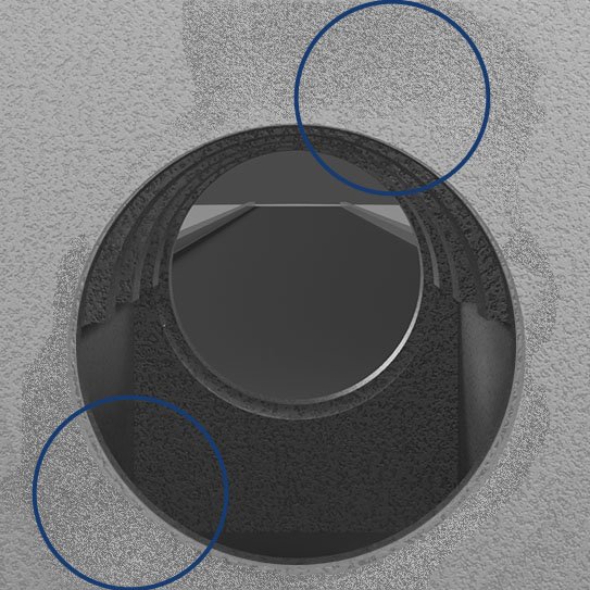 Vision King identificando rugosidade